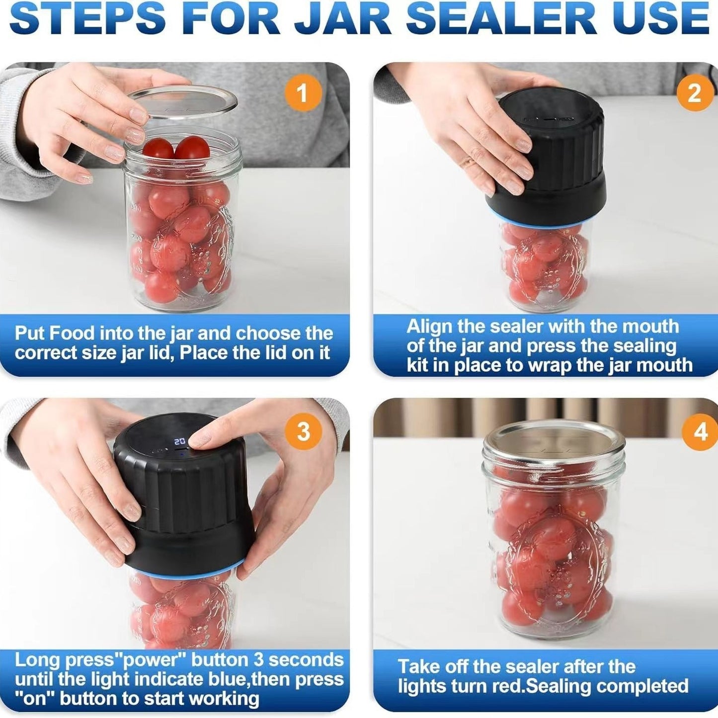Electric Vacuum Jar Sealer